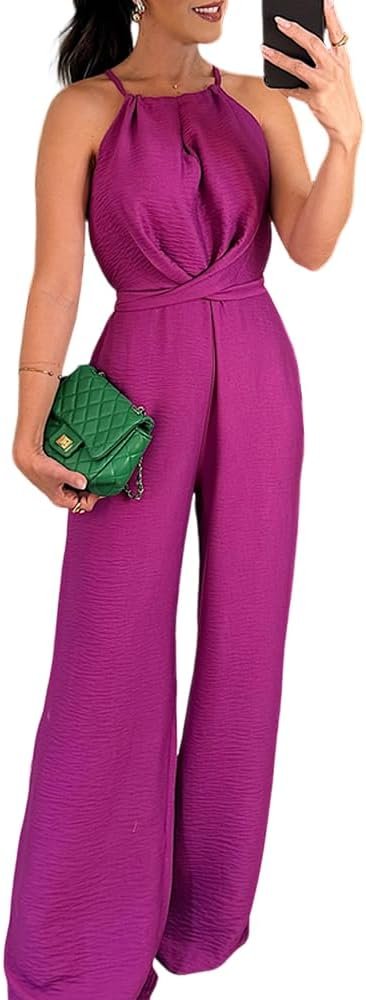 Women's Halter Jumpsuits Sleeveless - Image 5