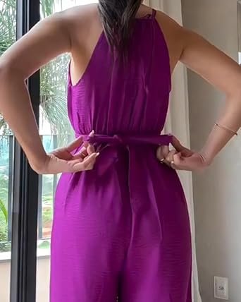 Women's Halter Jumpsuits Sleeveless - Image 2