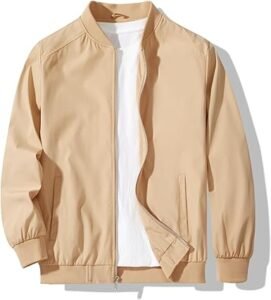 Men's Bomber Jacket Fashion Stylish Lightweight