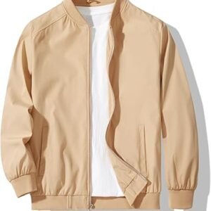 Men's Bomber Jacket Fashion Stylish Lightweight