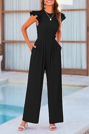 Ruffle Cap Sleeve Romper - Image 11