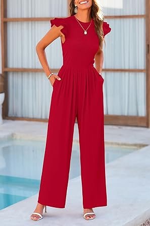 Ruffle Cap Sleeve Romper - Image 8