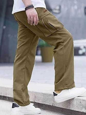 Men's Casual Cargo Pants - Image 3